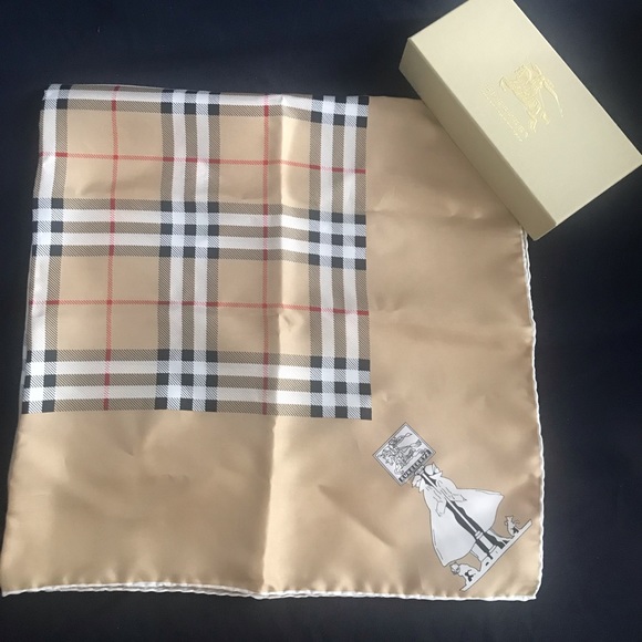 Authentic Burberry Silk scarf